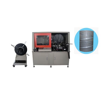 Auto Air Filter Spiral Machine with Metal Strips