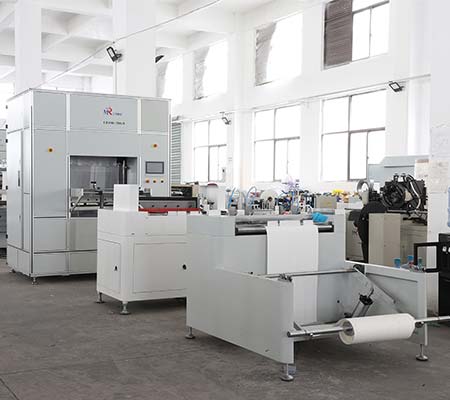 JSMR-AUTO-400-700 Full-auto HEPA Filter Knife Pleating and Hot Melt Gluing Machine