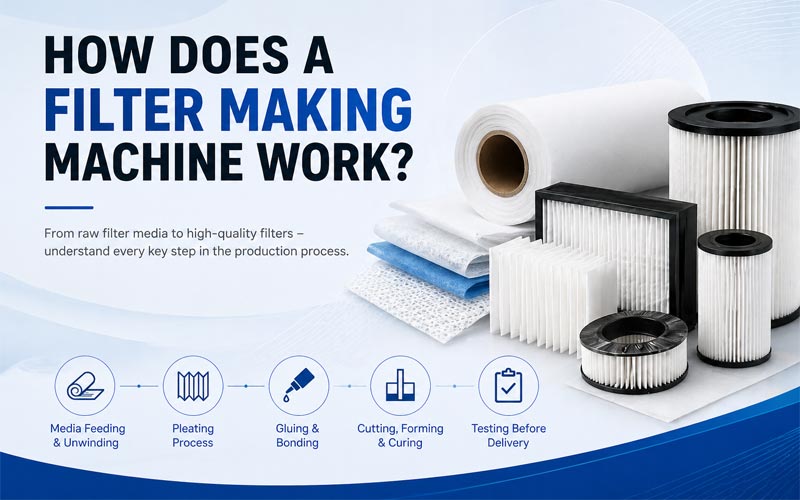 How Does a Filter Making Machine Work?