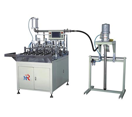 JSMRZJ-4 4-Station PVC Caps Gluing Machine